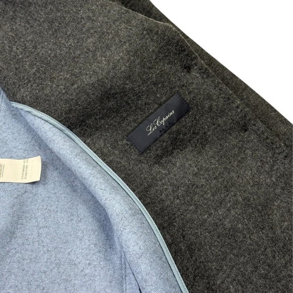 Les Copains Gray Wool Blazer Sz 46 US 10 - Picture 8 of 14